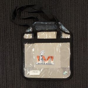 Super Bowl LVI Clear Tote Bag - Black Trim